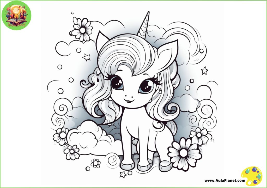 Unicornios para Pintar