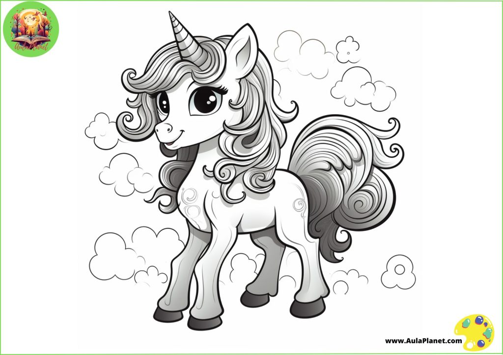 Unicornios para Colorear