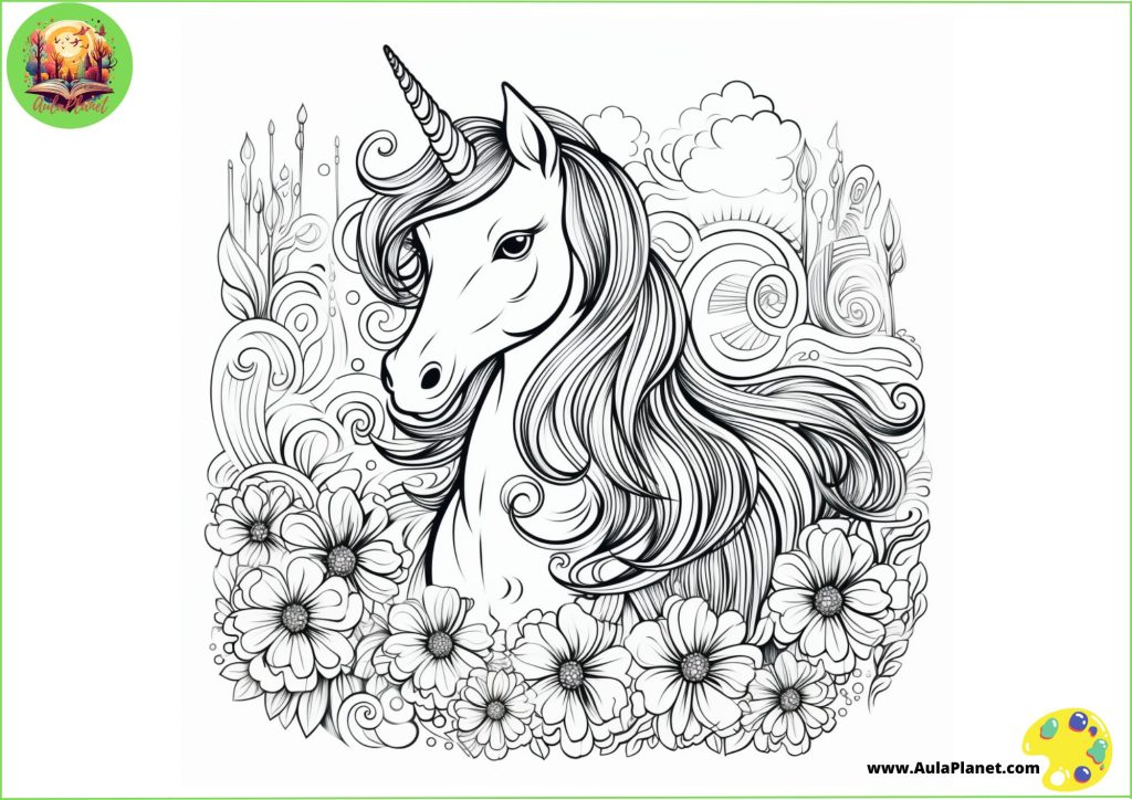 Unicornios para Pintar