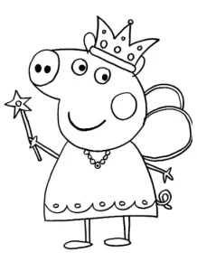 Dibujos de Peppa Pig para Colorear