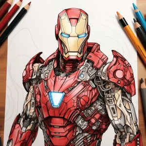 Dibujos de Iron Man para Colorear