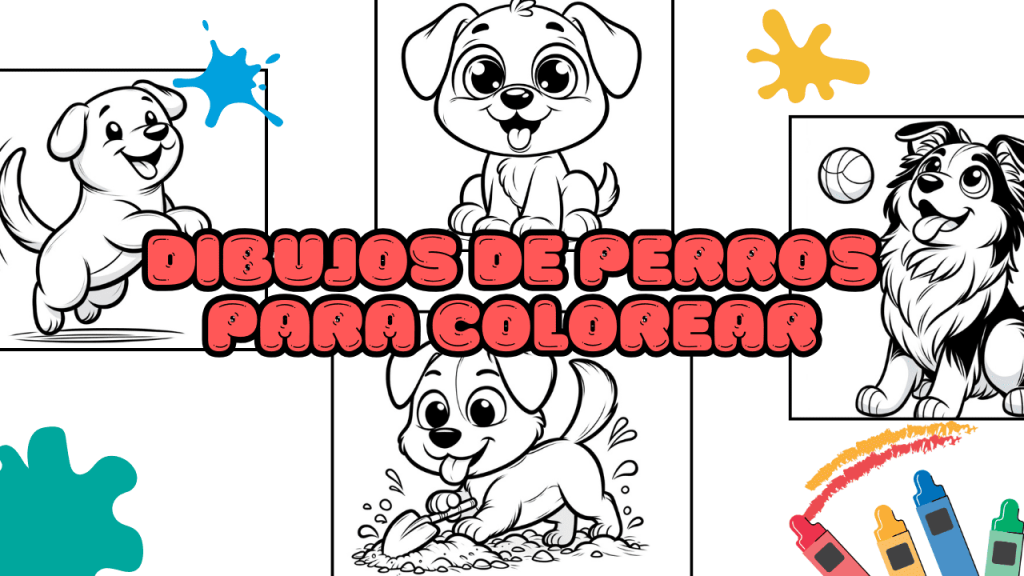 Dibujos de Perros para Colorear