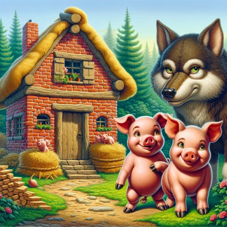 The Three Little Pigs, classic illustrated children’s story