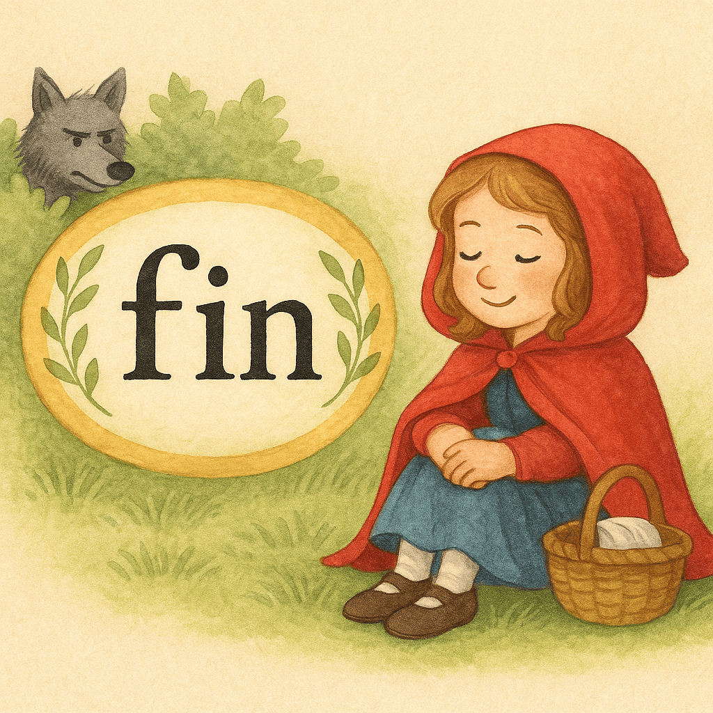 Fin Cuento Caperucita Roja