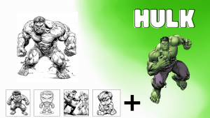 Dibujos de Hulk para Colorear
