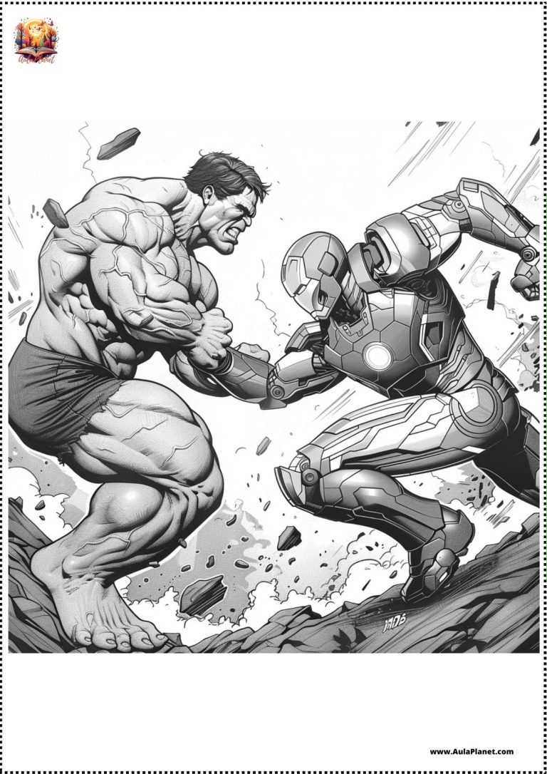 Dibujos de Hulk para Colorear: Libera tu Fuerza Creativa Gratis