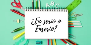 En serio o Enserio, como se escribe correctamente