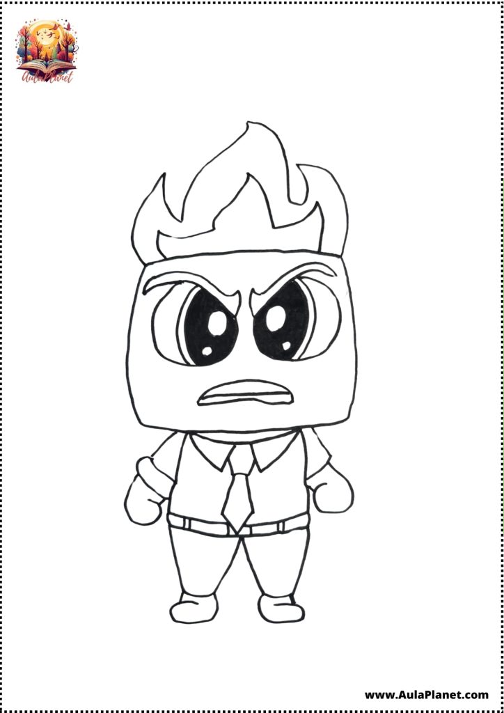 Inside Out 2 Coloring Pages 