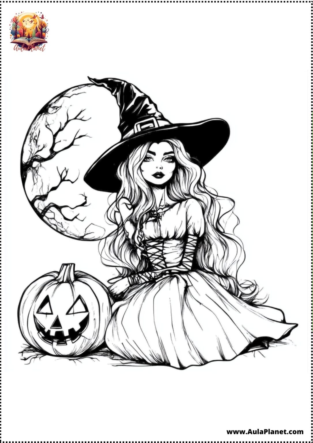Halloween Ausmalbilder: Kostenlos Herunterladen und Ausdrucken