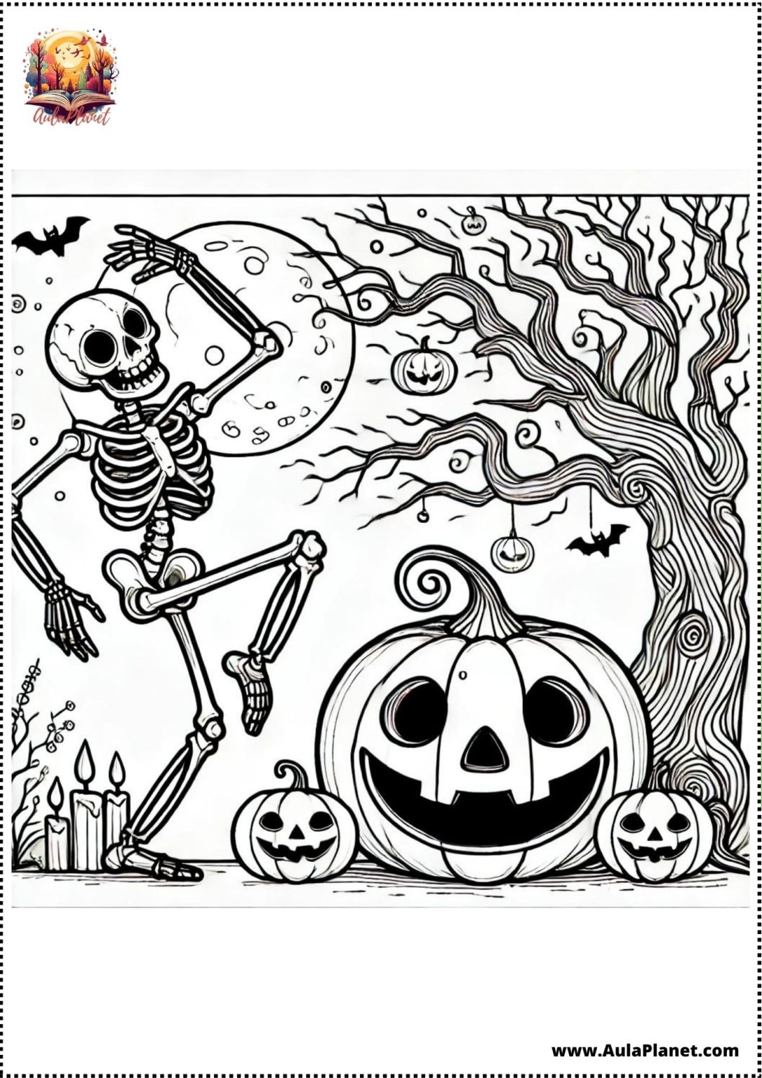 Halloween Ausmalbilder: Kostenlos Herunterladen und Ausdrucken