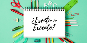 Exento o Excento