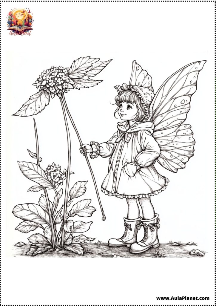Desenhos de Fadas para Colorir 