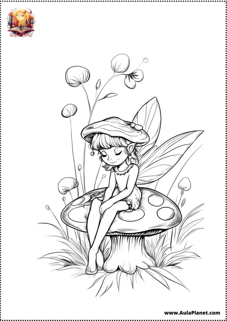 Desenhos de Fadas para Colorir 