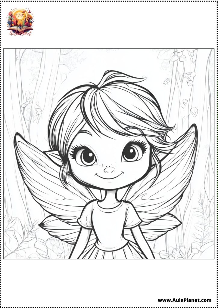 Desenhos de Fadas para Colorir 