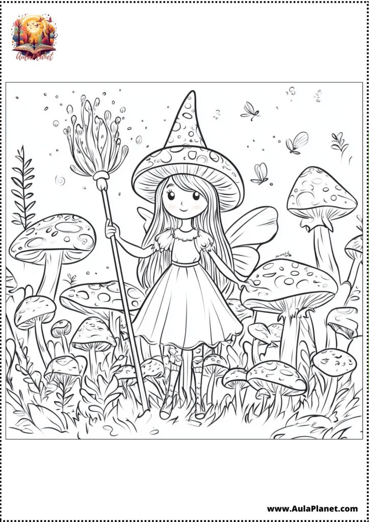 Desenhos de Fadas para Colorir 