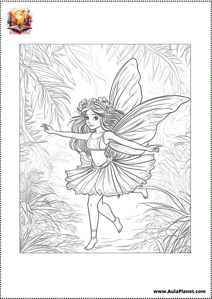 Desenhos de Fadas para Colorir 