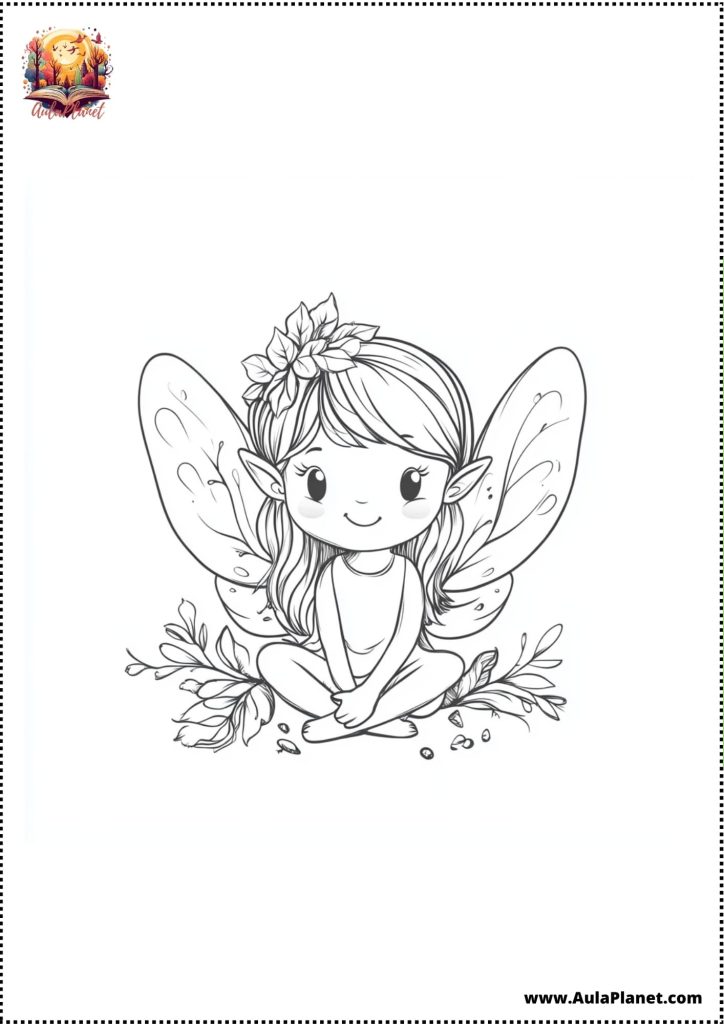 Desenhos de Fadas para Colorir 