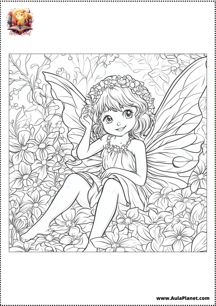 Desenhos de Fadas para Colorir 