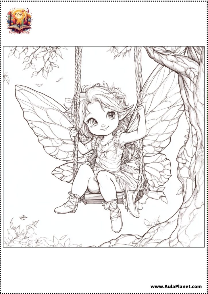 Desenhos de Fadas para Colorir 