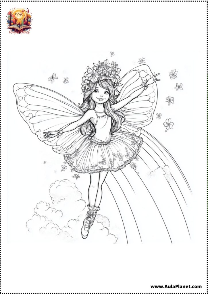 Desenhos de Fadas para Colorir 