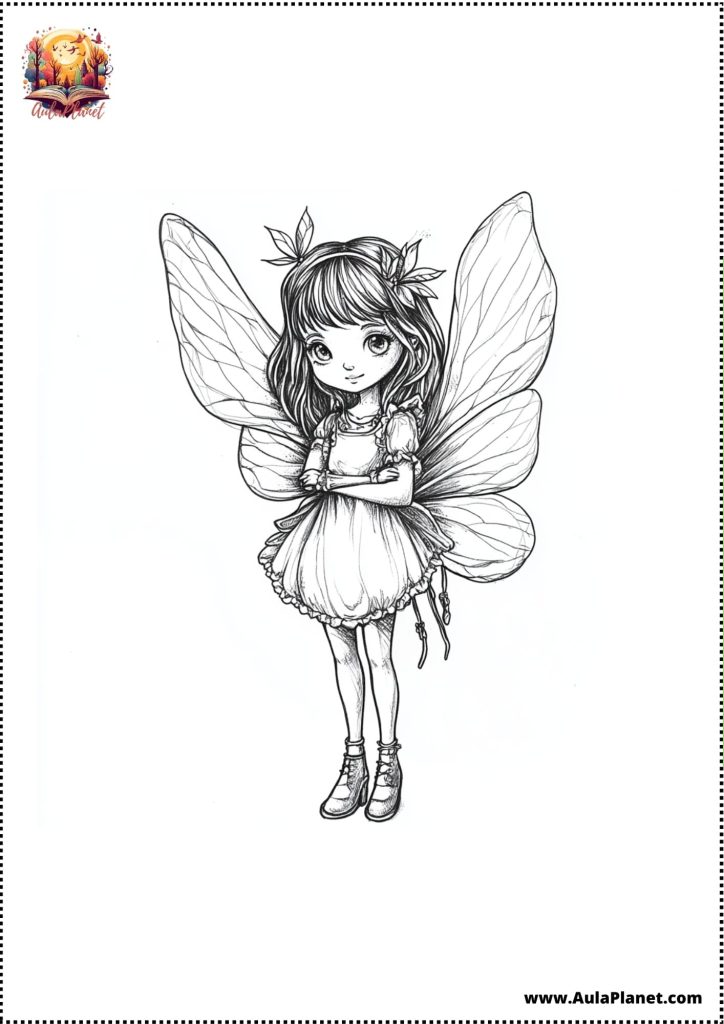 Desenhos de Fadas para Colorir 