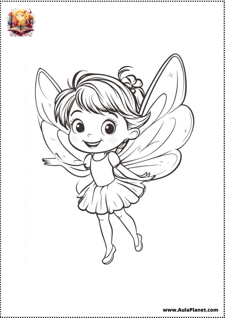 Desenhos de Fadas para Colorir 