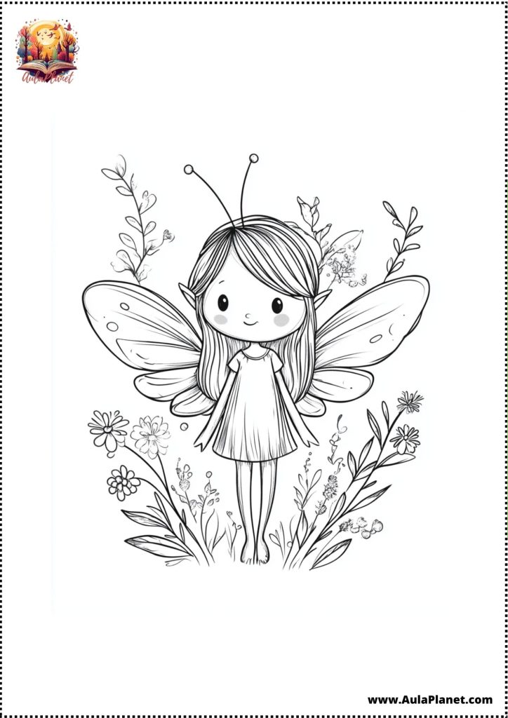 Fairy Coloring Pages