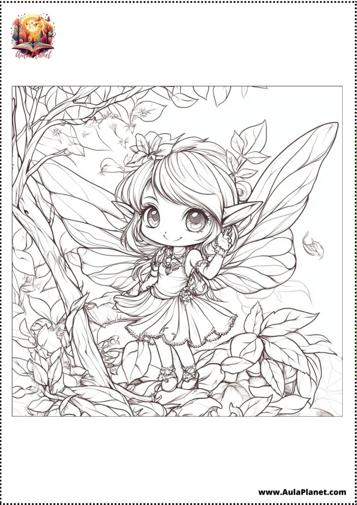 Fairy Coloring Pages