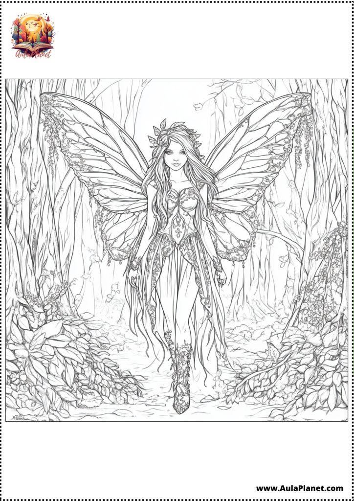 Fairy Coloring Pages