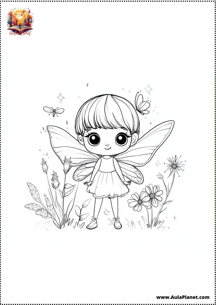 Fairy Coloring Pages