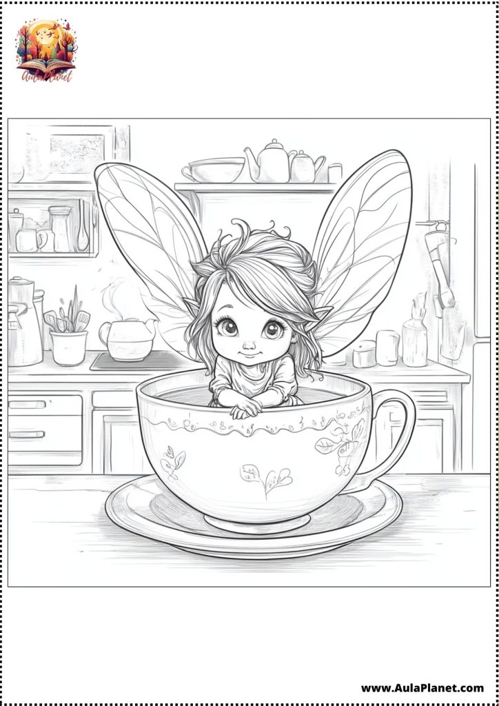 Fairy Coloring Pages
