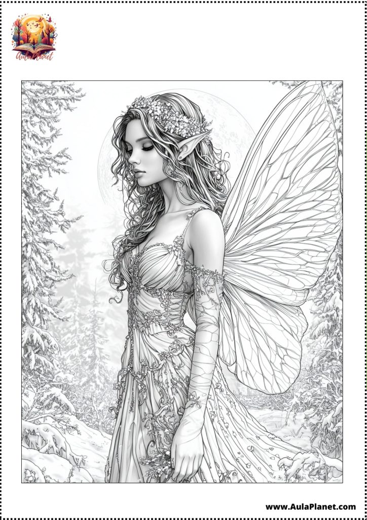 Fairy Coloring Pages