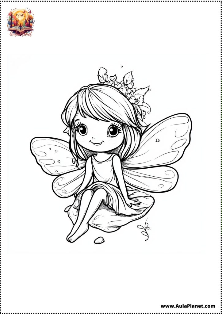 Fairy Coloring Pages