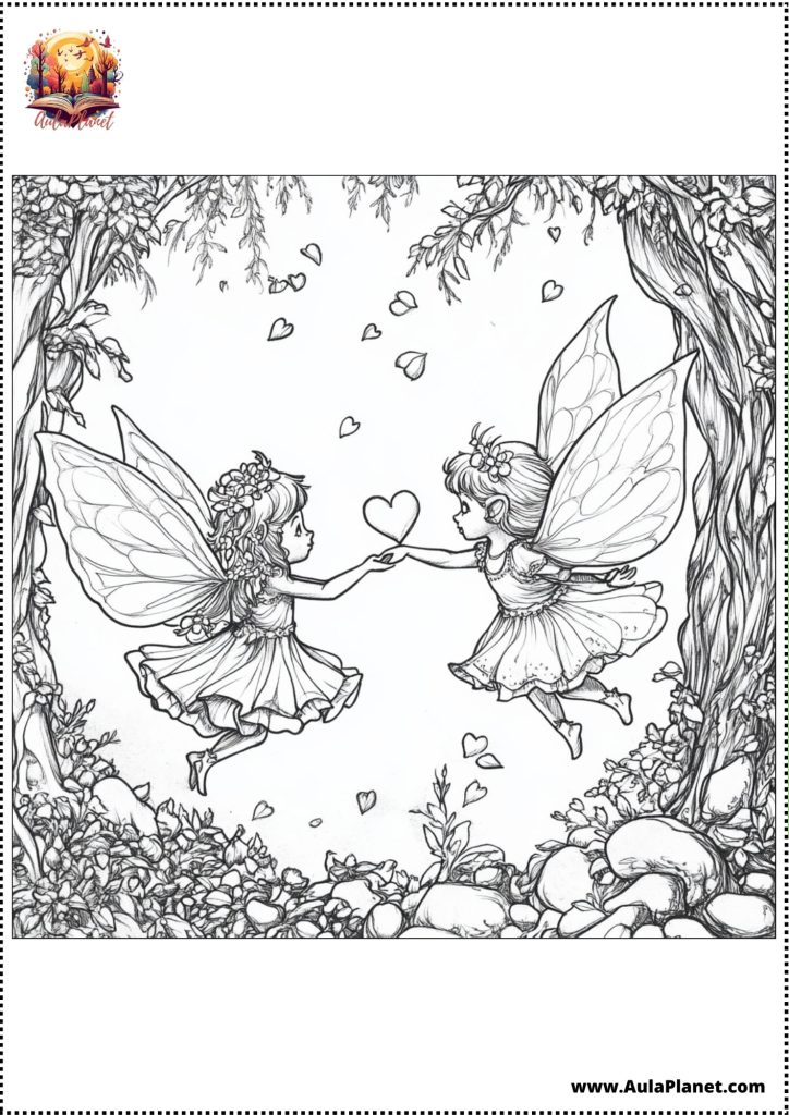 Fairy Coloring Pages