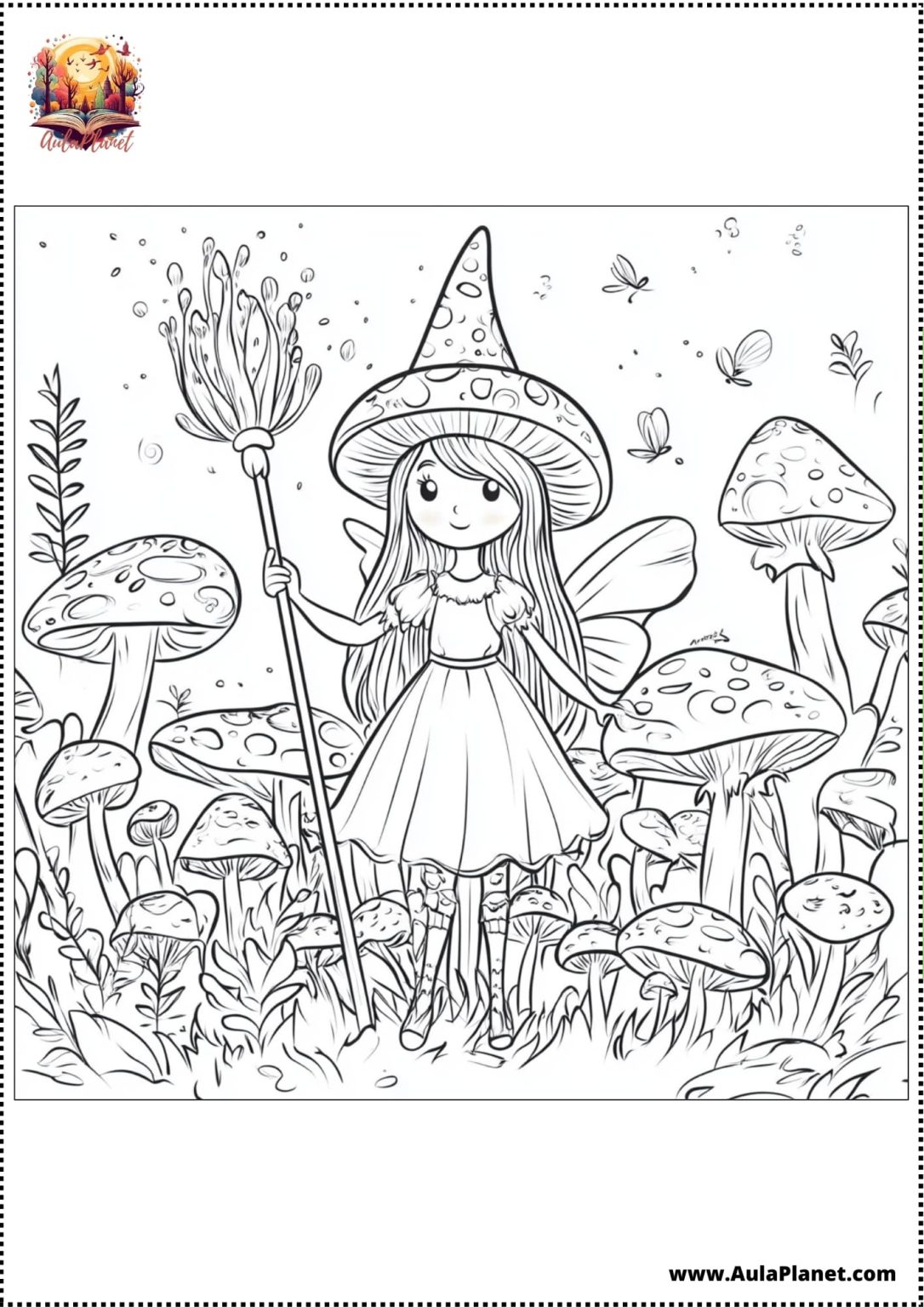 Dibujos de Hadas para Colorear e Imprimir Gratis 🧚‍♀️