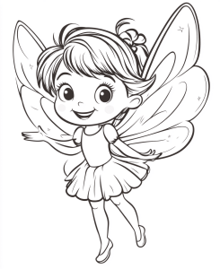 صفحات تلوين الجنيات