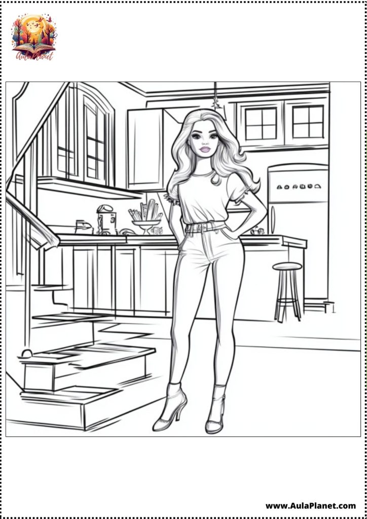 Barbie Ausmalbilder