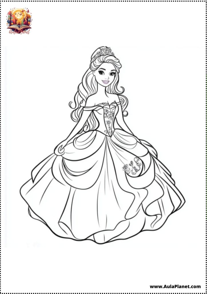 Barbie para Colorear