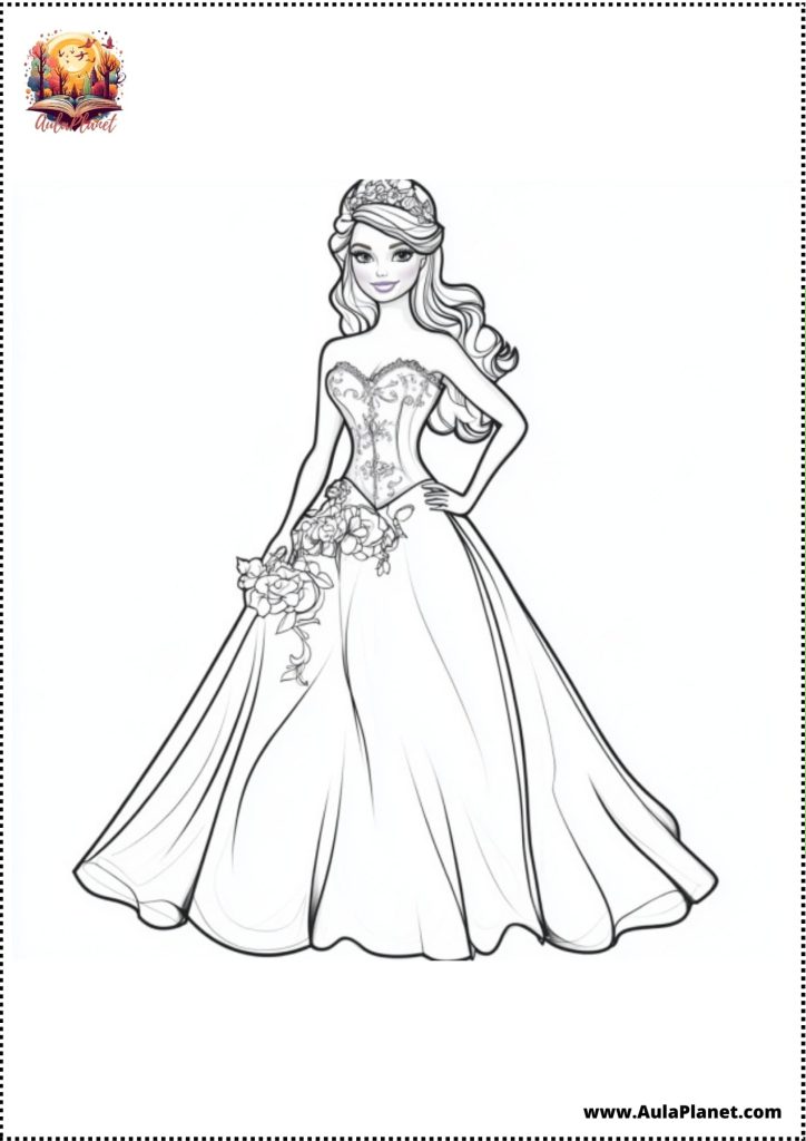 Desenhos da Barbie para Colorir 