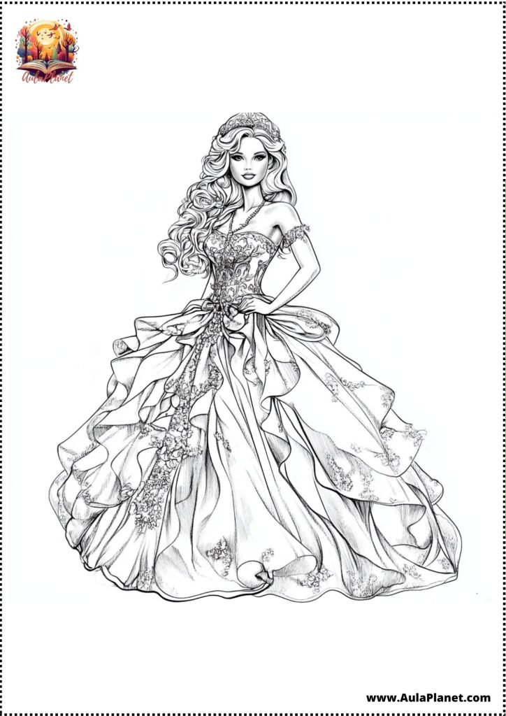 Desenhos da Barbie para Colorir 