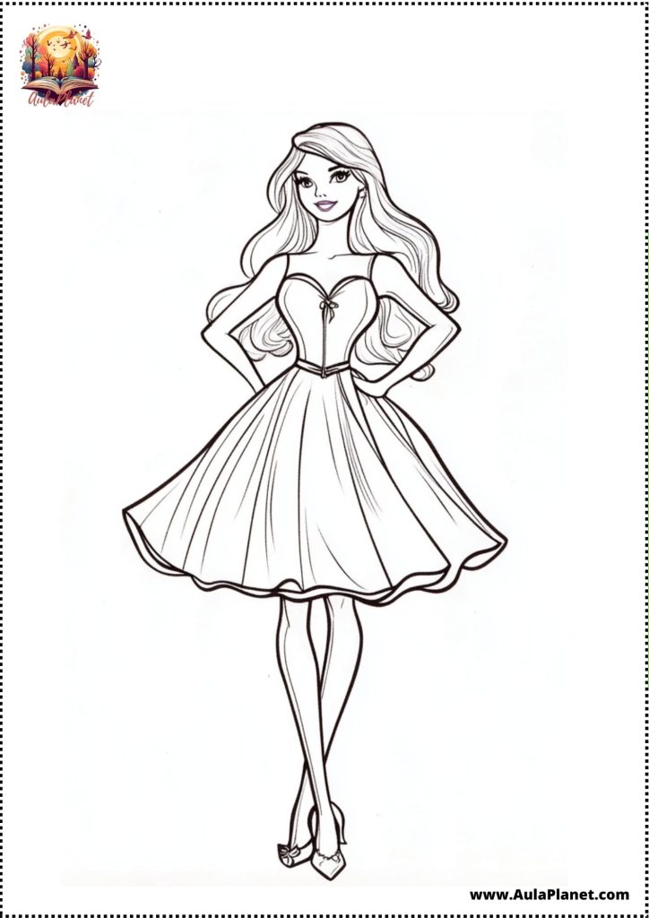 Desenhos da Barbie para Colorir 