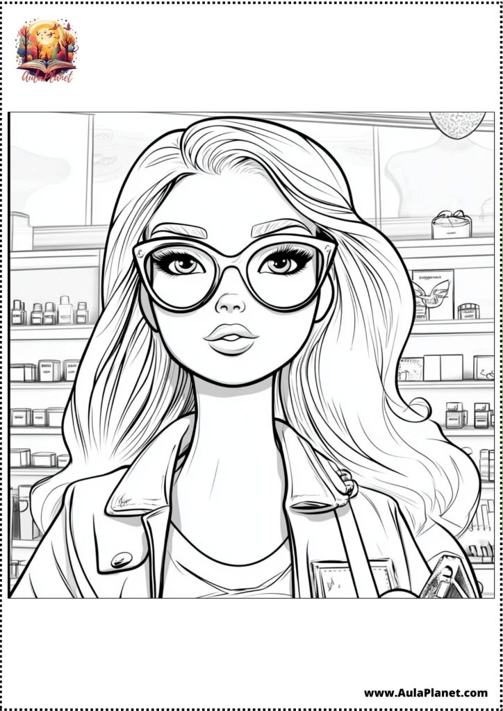 Desenhos da Barbie para Colorir 