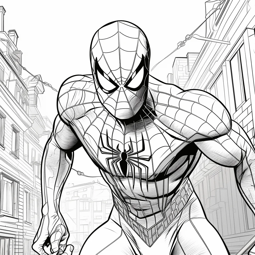 Disegni di Spiderman da Colorare