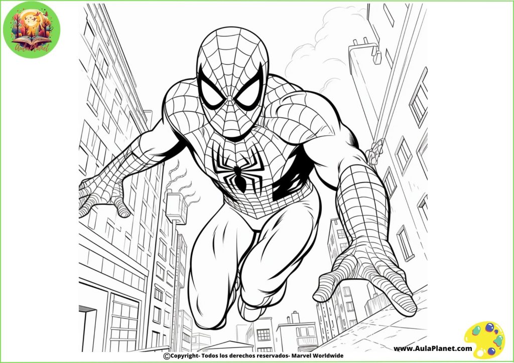 Disegni di Spiderman da Colorare