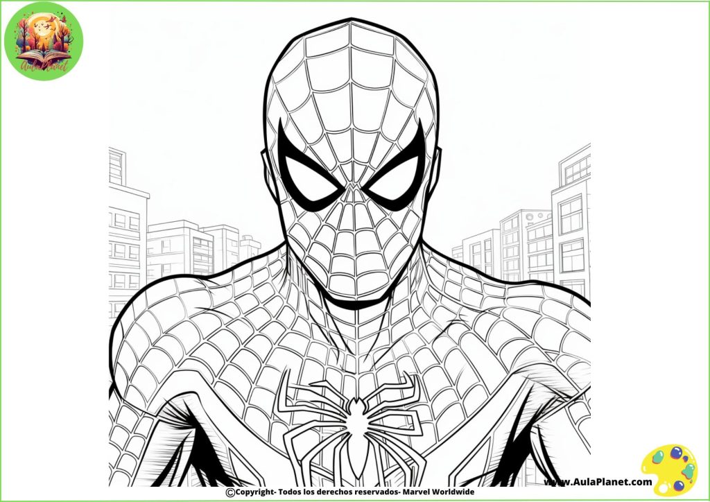 Disegni di Spiderman da Colorare