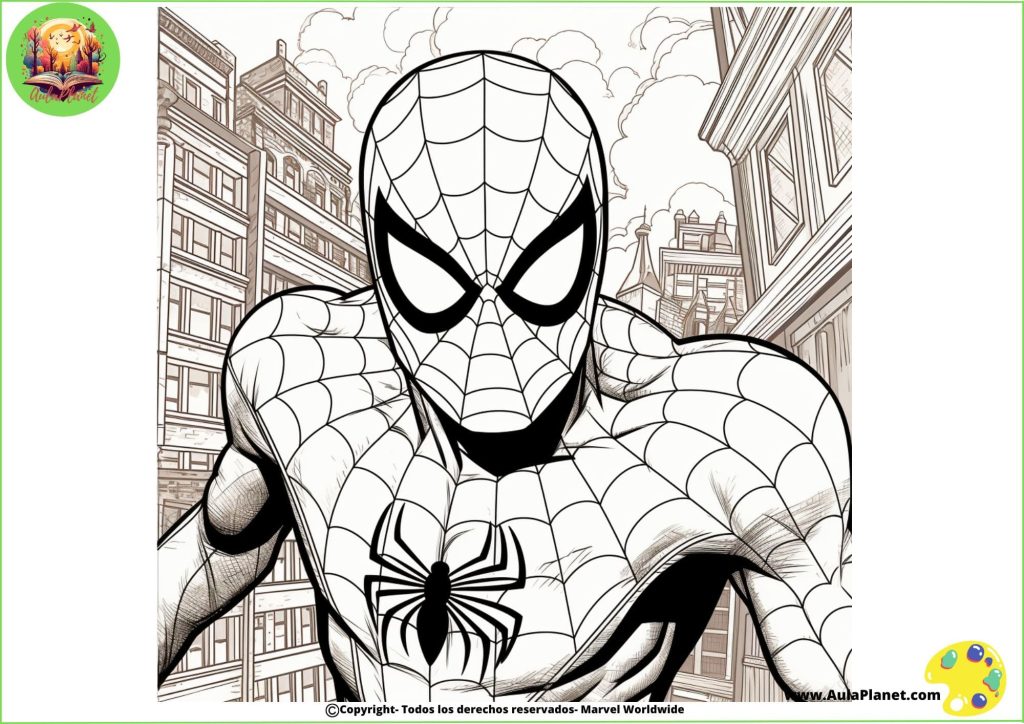 Disegni di Spiderman da Colorare