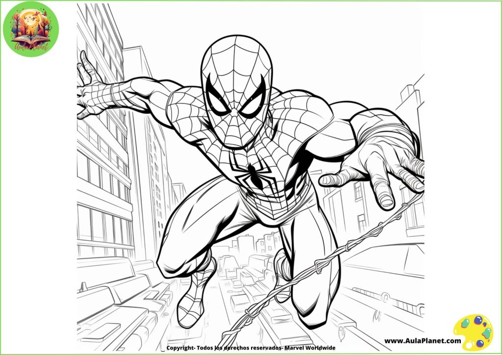 Disegni di Spiderman da Colorare