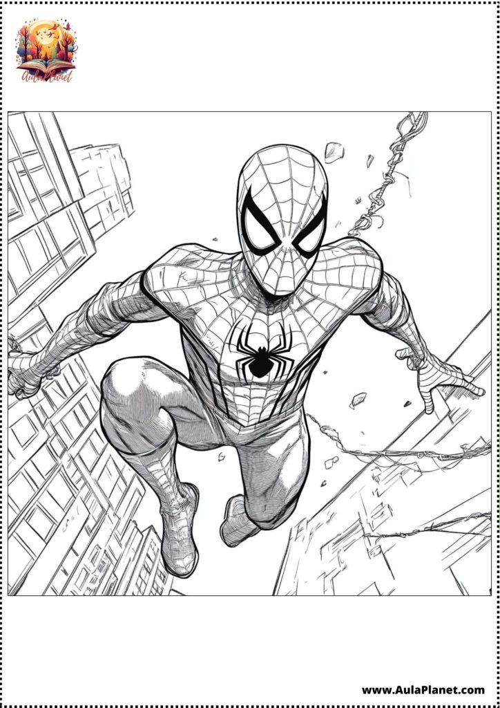 Disegni di Spiderman da Colorare