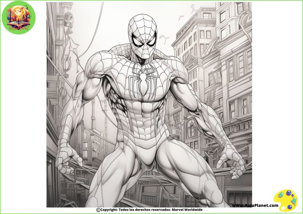 Disegni di Spiderman da Colorare