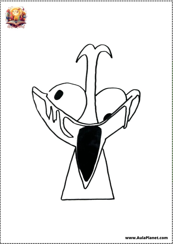 Sprunki Logo Coloring Page Sprunki Logo Coloring Page